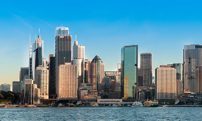 Skyline of sydney australia